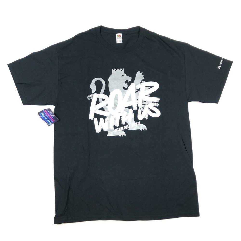 2022 Sacramento Kings Opening Night Roar With Us Tee T Shirt Large L Black